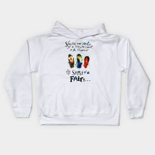 She has the soul of a gypsy the heart of a hippie Kids Hoodie